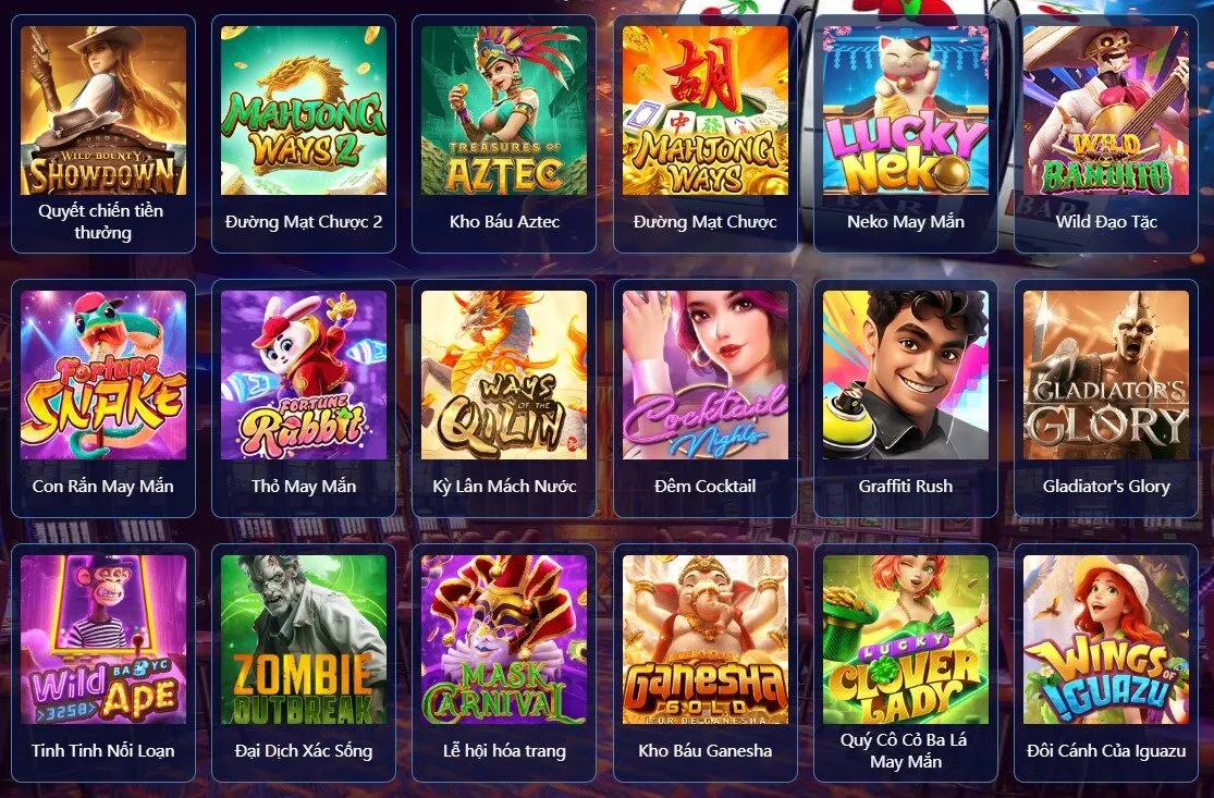 Các game slot nổi bật của Pragmatic Play