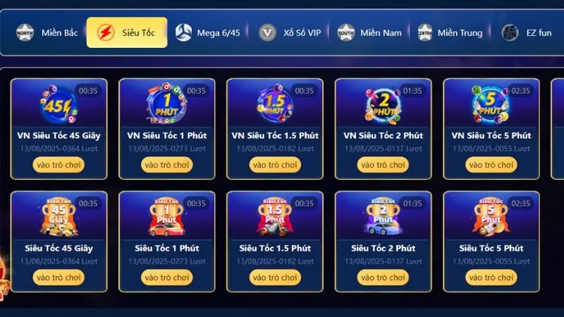 Đa dạng sảnh cá cược xổ số tích hợp trong một nền tảng