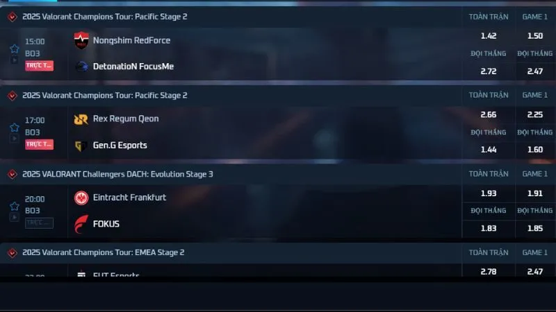 Esports tại QH88 tỷ lệ thưởng cạnh tranh