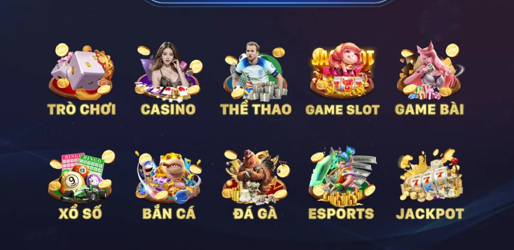 Hệ thống trò chơi đa dạng tại QH88