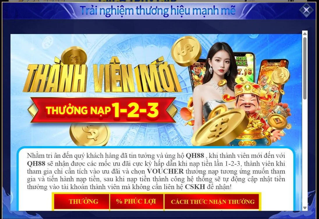 Khuyến mãi hấp dẫn cho tân thủ