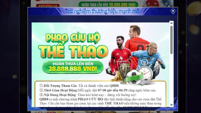 Phao cứu hộ sân cả hoàn vốn hiệu quả cho cược thủ