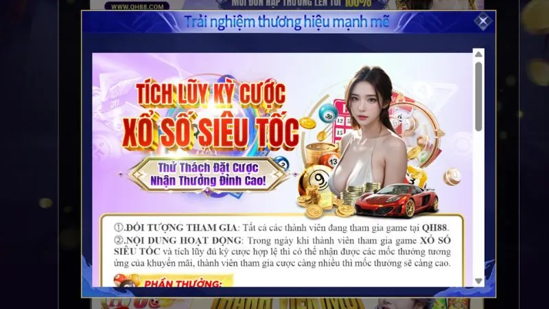 Tích lũy cá cược nhận quà từ QH88