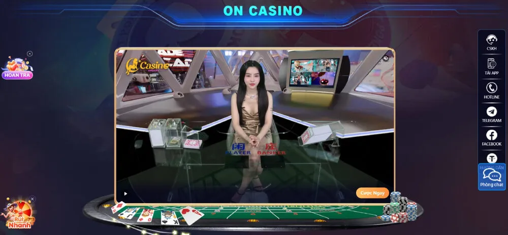Casino live tại QH88 luôn được đánh giá cao bởi độ sắc nét