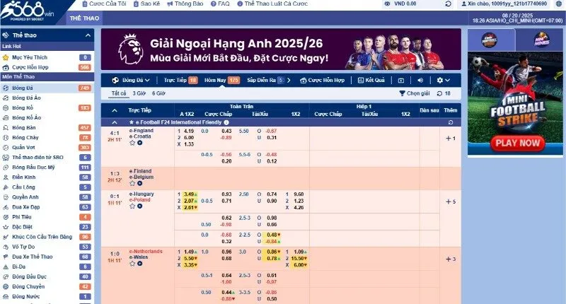 Thể thao SBO Sports