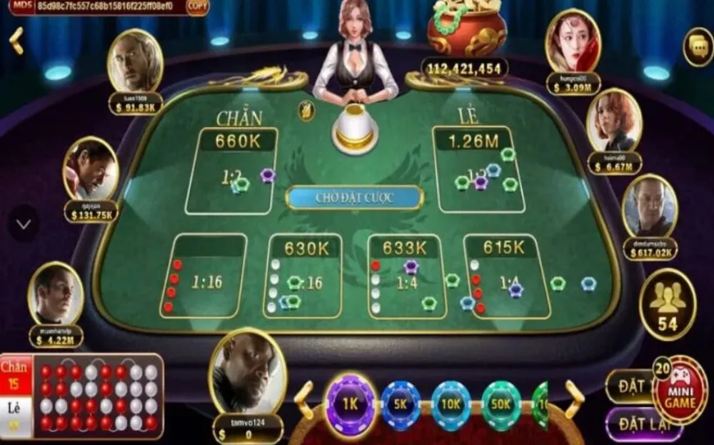 Xóc đĩa online với 6 cửa cược có tỉ lệ cược khác nhau